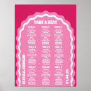 Search for retro wedding seating charts Abstract
