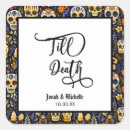 Search for black and white sugar skull stickers Dia de los muertos