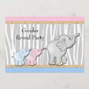Search for elephant gender reveal invitations Party