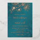 Search for copper foil wedding invitations Rose gold