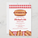 Search for hot dog invitations Red
