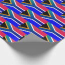 Search for africa wrapping paper Flag of south africa