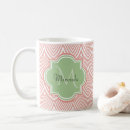 Search for soft pink coffee mugs Pink and green