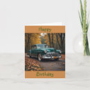Search for old car cards Green