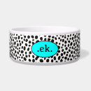 Search for dalmatian dog bowls Black and white