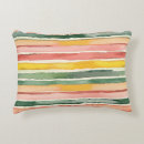 Search for red and yellow striped cushions Pink