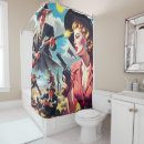 Search for vintage western shower curtains Cowboy