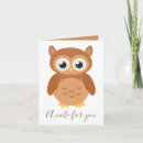 Search for owl note cards Cute