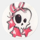 Search for girly skull stickers Women