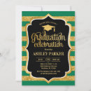 Search for green and black graduation invitations Grad party