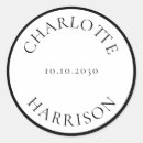 Search for name tag template stickers Black and white