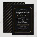 Search for classic engagement party invitations Gold