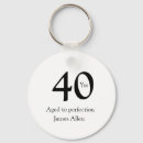 Search for birthday 40 key rings 10 20 30 40