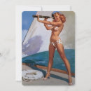 Search for pin up girl invitations Retro