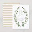 Search for wreath baby shower invitations Watercolor