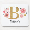 Search for b monogram mousepads Initial