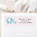 Search for baby elephant return address labels Jungle