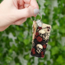 Search for skull roses key rings Goth
