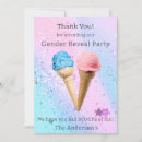 Search for gender reveal cards Ice cream