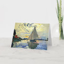 Search for vintage sailboat cards Claude monet