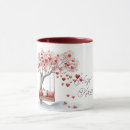 Search for kisses and hugs mugs Red