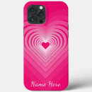 Search for romantic heart iphone cases Pink