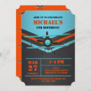 Search for plane ticket birthday invitations Pilot
