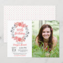 Search for pink and grey invitations Floral