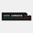 Search for christy bumper stickers Campaign
