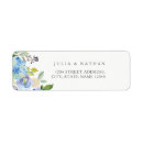 Search for blue and green wedding return address labels Garden
