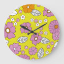 Search for 1960s clocks Flower power