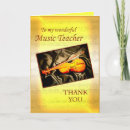 Search for music teacher thank you cards Instrument