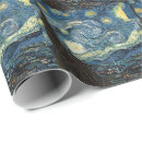 Search for starry night wrapping paper Van