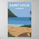 Search for saint lucia posters Caribbean