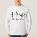 Search for love and faith tshirts Popular