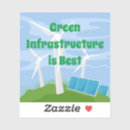 Search for renewable energy stickers Green