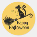 Search for witch on broomstick stickers Magic