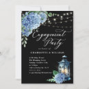 Search for light blue engagement party invitations Vintage