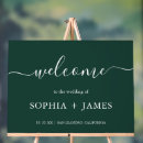 Search for emerald green wedding signs Classic
