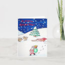 Search for for niece christmas cards Santa and reindeer