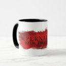 Search for supernatural mugs Typography
