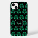 Search for green shamrock iphone cases Emerald
