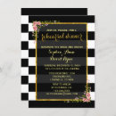 Search for gold foil rehearsal dinner invitations Floral