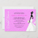Search for bridal silhouette invitations Bride