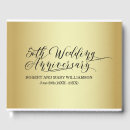 Search for 50th anniversary wedding guest books Calligraphy