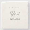Search for engagement coasters Calligraphy typography elegant romantic