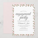 Search for pink and gold engagement party invitations Rose