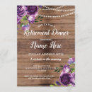 Search for womans purple retirement party invitations Womens