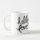 Search for hello love coffee mugs Hearts