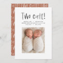 Search for twin birth announcement cards New baby